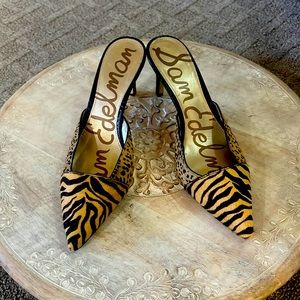 Sam Edelman Odelia Calf Hair Slide Pump Size 9